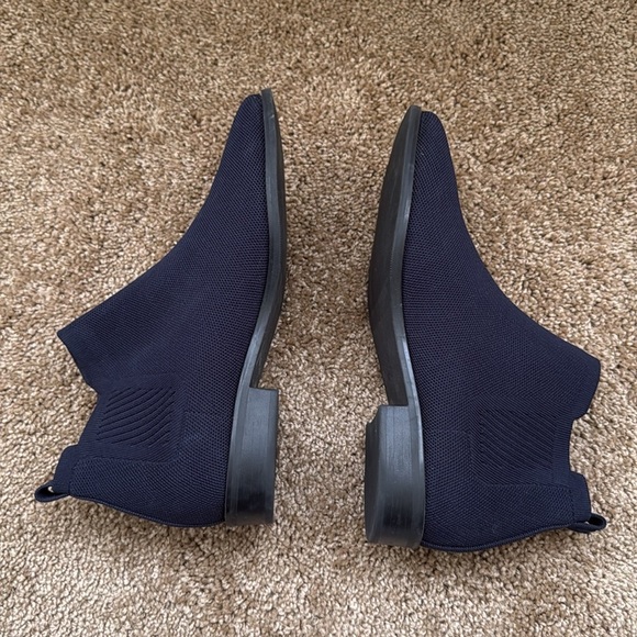 Vivaia Square-Toe Water-Repellent Ankle Boots (Ryan Pro) Navy - Picture 5 of 10